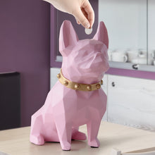 Load image into Gallery viewer, Geometric Bulldog Coin Box
