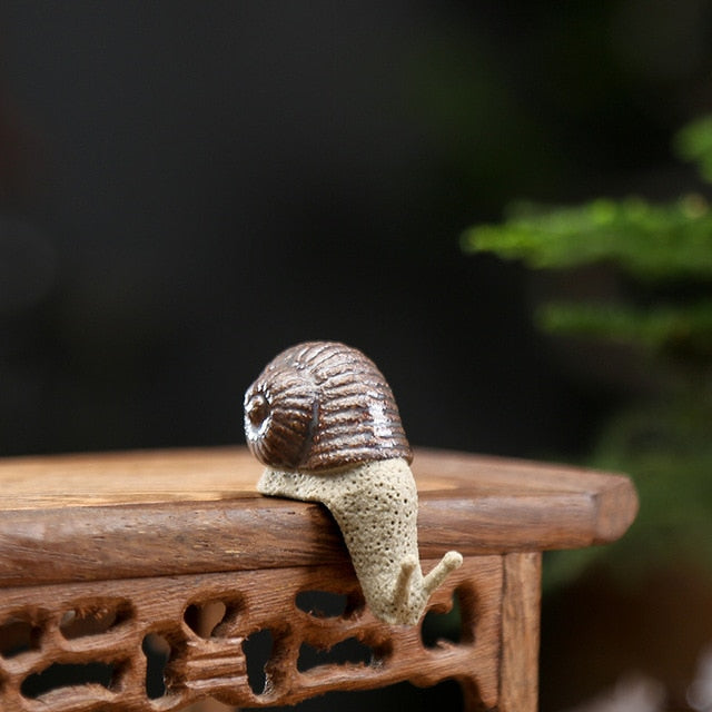 Ceramic Snail Ornament