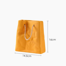 Load image into Gallery viewer, Ceramic Paper Bag Vase
