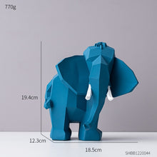 Load image into Gallery viewer, Modern Geometric Elephant Sculpture

