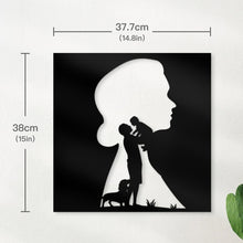 Load image into Gallery viewer, Black Wall Decor Bedroom | Silhouette Wall Painting | Black Wooden Wall Decor - Decor
