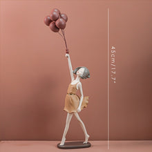 Load image into Gallery viewer, Exquisite Girl with Flying Balloon
