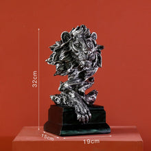 Load image into Gallery viewer, Nordic Lion Statue
