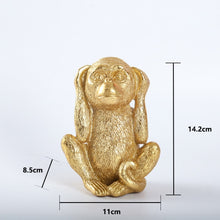 Load image into Gallery viewer, Three Wise Golden Monkeys
