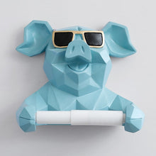 Load image into Gallery viewer, Geometric Animal Toilet Paper Holder
