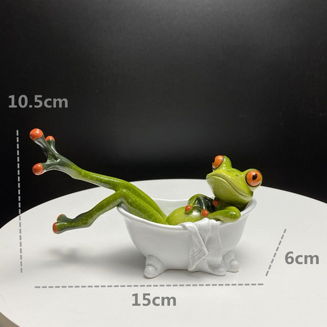 Leggy Frog Figurines