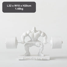 Load image into Gallery viewer, Weightlifting Hercules Decor Statue
