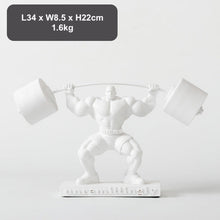 Load image into Gallery viewer, Weightlifting Hercules Decor Statue
