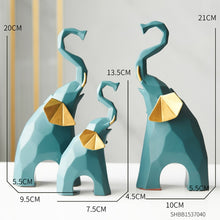 Load image into Gallery viewer, Geometric Elephant Sculpture
