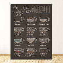 Load image into Gallery viewer, Retro Coffee Shop Menu
