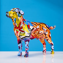 Load image into Gallery viewer, Graffiti Dog Statuette
