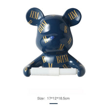 Load image into Gallery viewer, BHM Bear Toilet Roll Holder
