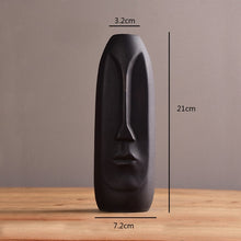 Load image into Gallery viewer, Ceramic Abstract Face Vase
