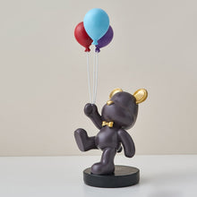 Load image into Gallery viewer, Abstract Bear with Balloons
