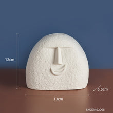 Load image into Gallery viewer, Ceramic Abstract Face Vase
