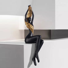 Load image into Gallery viewer, Abstract Feather Lady Sculpture
