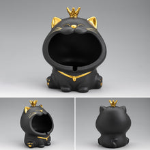 Load image into Gallery viewer, Ceramic Laughing Cat Storage/Astray
