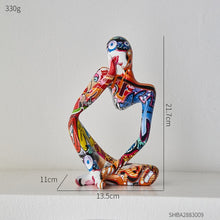 Load image into Gallery viewer, Graffiti Bookshelf Thinker
