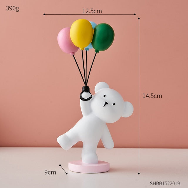 Baby Polar Bear With Balloons﻿