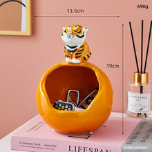 Load image into Gallery viewer, Ceramic Chubby Tiger Storage
