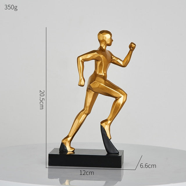 Golden Running Man