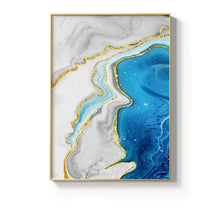 Load image into Gallery viewer, Abstract Golden Snow River
