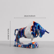 Load image into Gallery viewer, Nordic Art Bull Figurine

