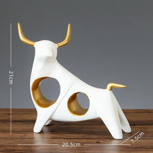 Load image into Gallery viewer, Abstract Taurus Sculpture
