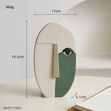 Load image into Gallery viewer, Abstract Art Face Vase
