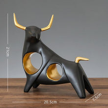 Load image into Gallery viewer, Abstract Taurus Sculpture

