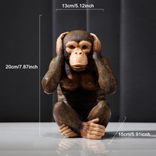 Load image into Gallery viewer, Three Monkeys Ornament
