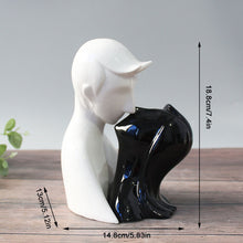 Load image into Gallery viewer, Ceramic Abstract Couple Ornament
