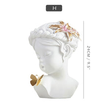 Load image into Gallery viewer, Butterfly Girl and Baby Angel Sculptures
