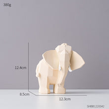 Load image into Gallery viewer, Modern Geometric Elephant Sculpture
