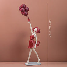 Load image into Gallery viewer, Exquisite Girl with Flying Balloon
