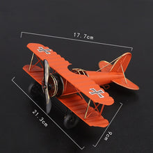 Load image into Gallery viewer, Retro Metal Plane Craft
