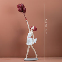 Load image into Gallery viewer, Exquisite Girl with Flying Balloon
