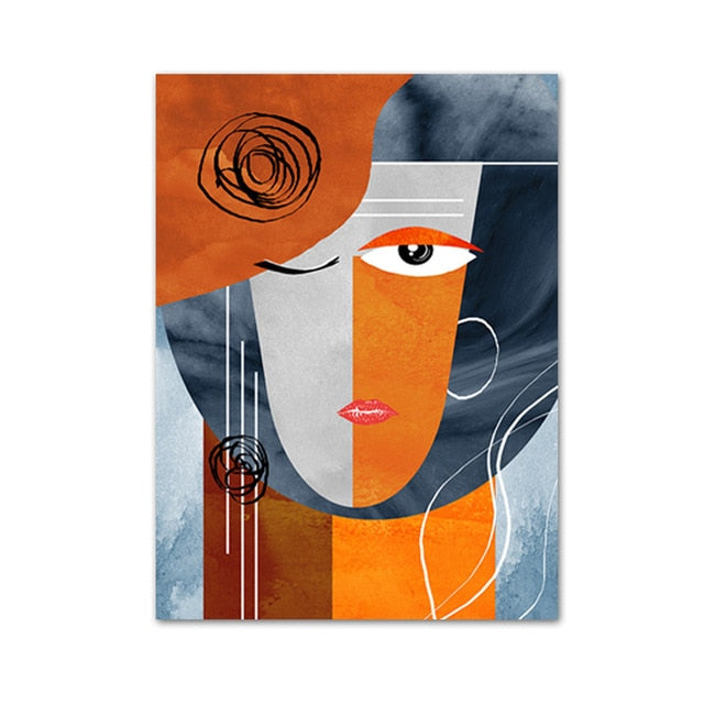 Abstract Geometric Lady