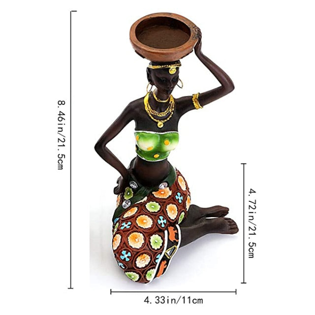 Tribal African Candle Holder